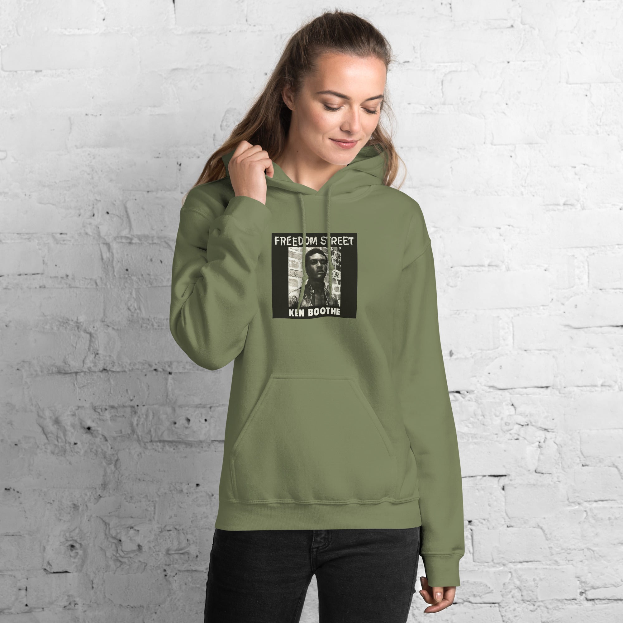 charly-records-freedom-street-sweat-capuche-noir-coton image 3
