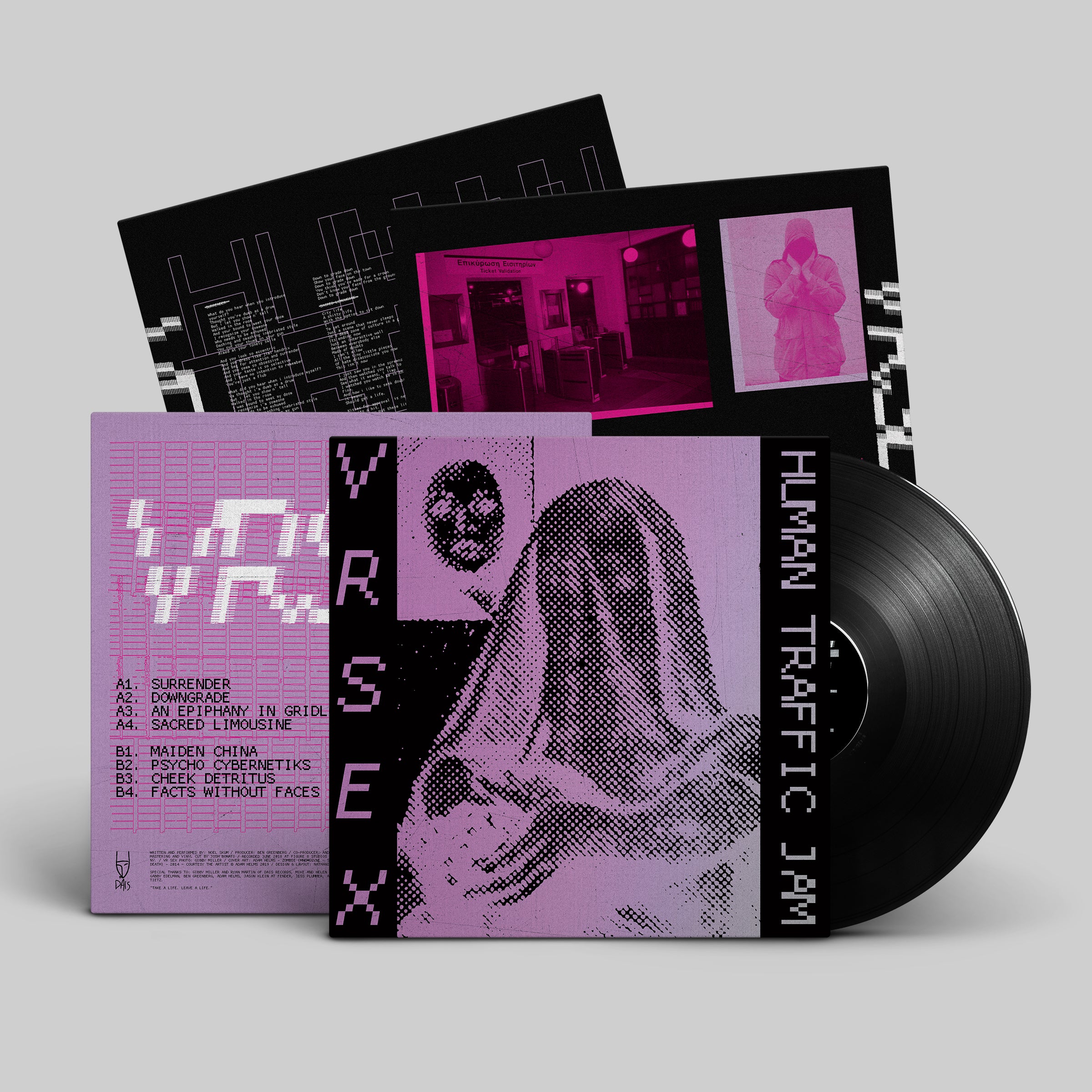 dais-records-vr-sex-human-traffic-jam-vinyle-lp-noir-post-punk image 2