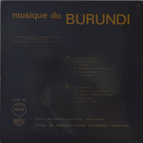 hugo-zemp-musique-du-burundi-lp-vinyle-ocora-ocr-40 image 2