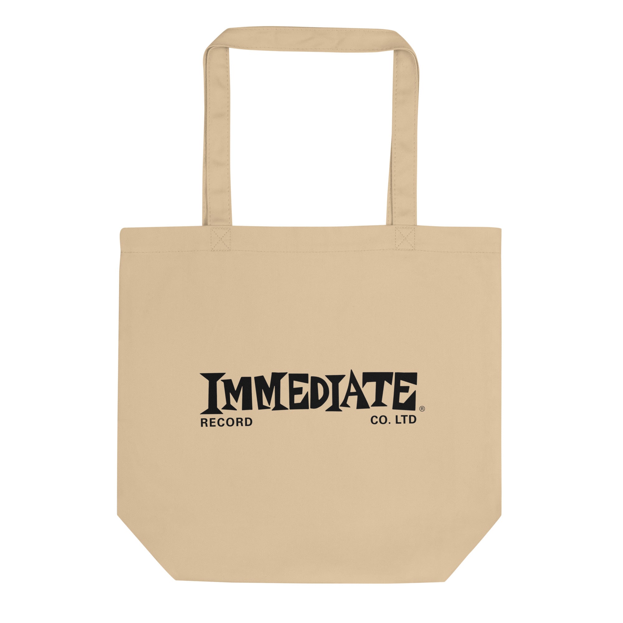 charly-records-immediate-tote-bag-coton-bio-noir image 1