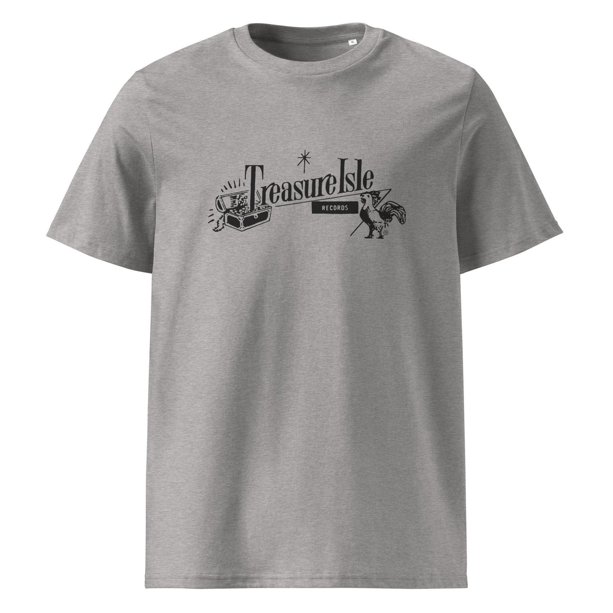 charly-treasure-isle-t-shirt-coton-bio-gris-chin image 1