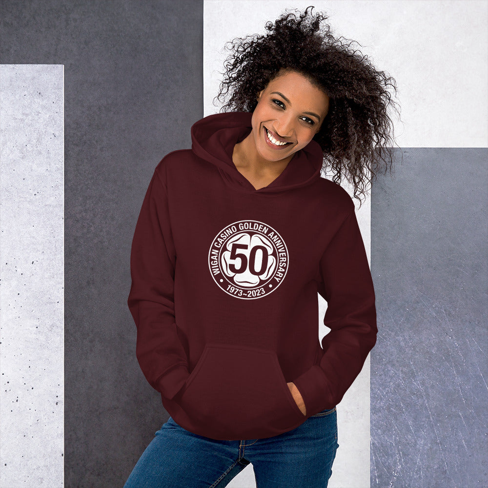 charly-wigan-casino-golden-anniversary-hoodie-coton-noir image 3