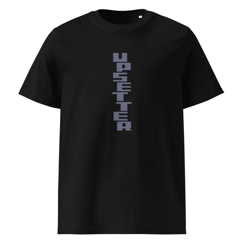 charly-records-upsetter-records-t-shirt-noir-coton-bio image 1