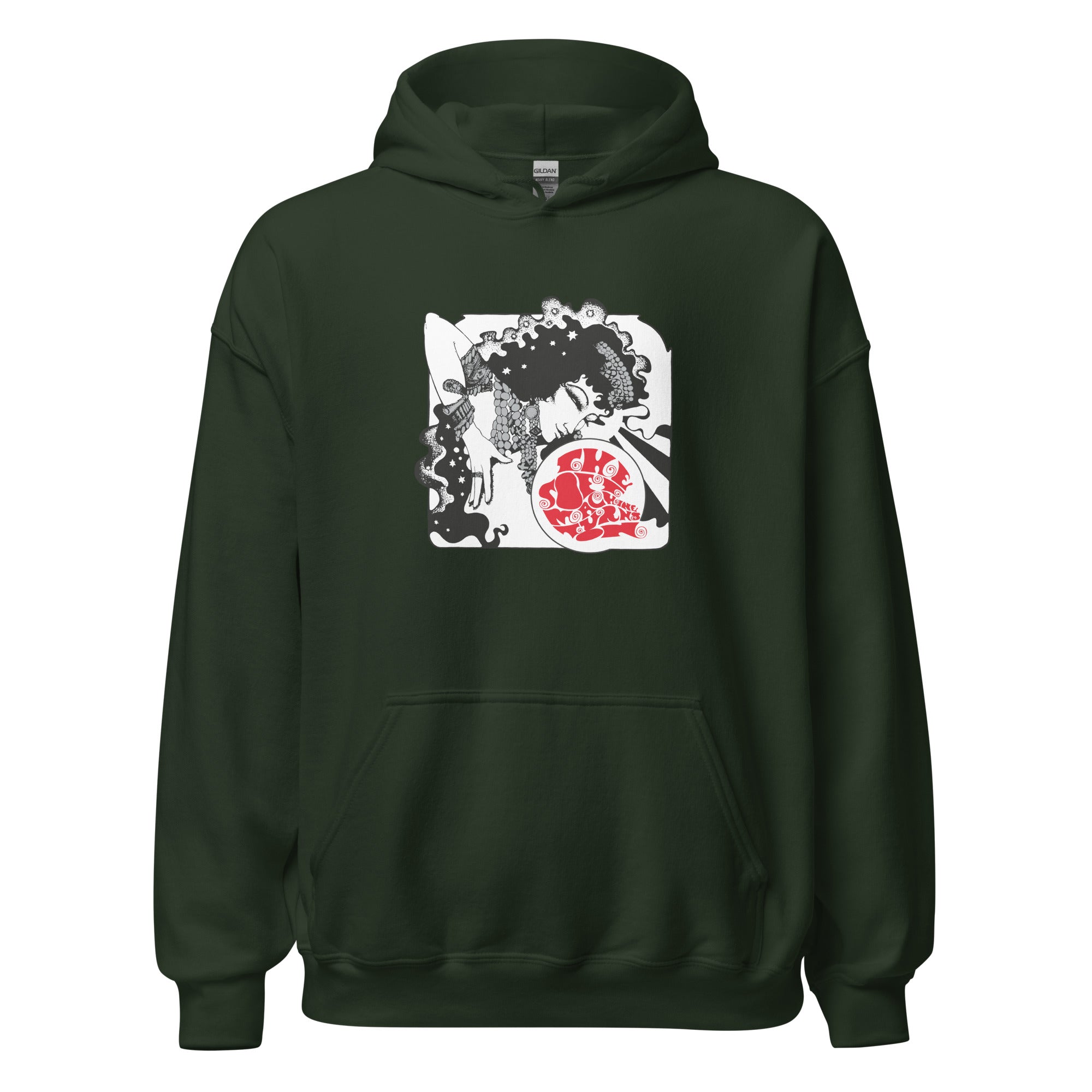charly-records-soft-machine-sweat-capuche-noir-coton image 8