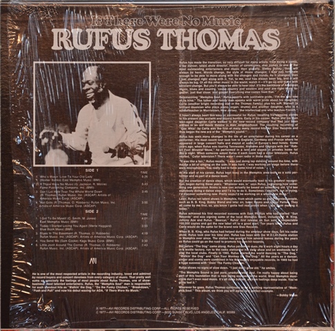 rufus-thomas-if-there-were-no-music-vinyle-lp-usa-1977 image 2