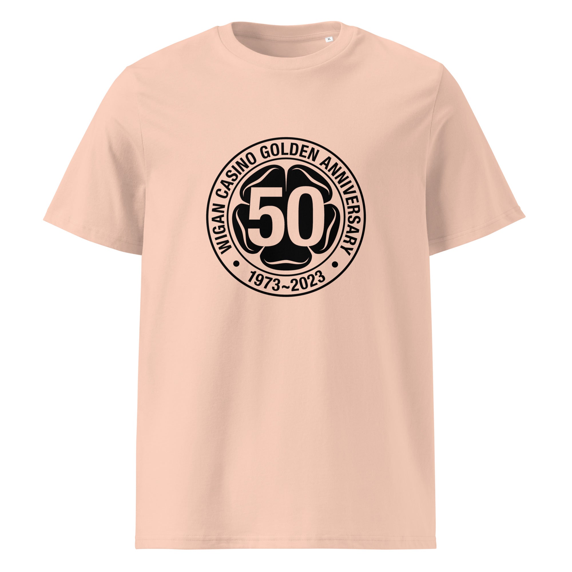 charly-records-wigan-casino-50-t-shirt-unisexe-coton-bio-blanc image 7