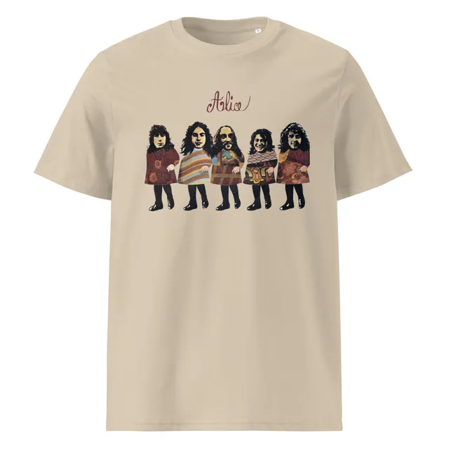 charly-records-alice-t-shirt-unisexe-blanc-coton-bio image 1