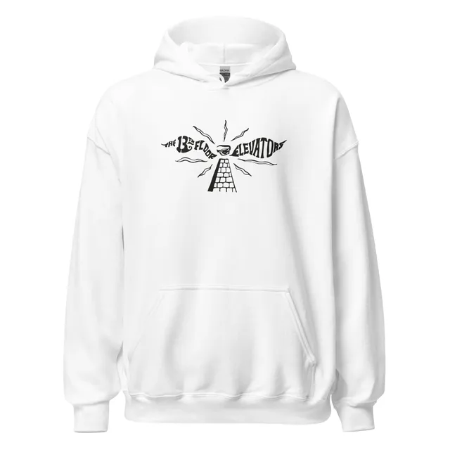 charly-records-hoodies-13th-floor-elevators-sweat-blanc-m-poche image 1
