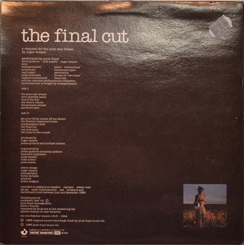 pink-floyd-the-final-cut-lp-33-tours-gatefold-1983 image 2