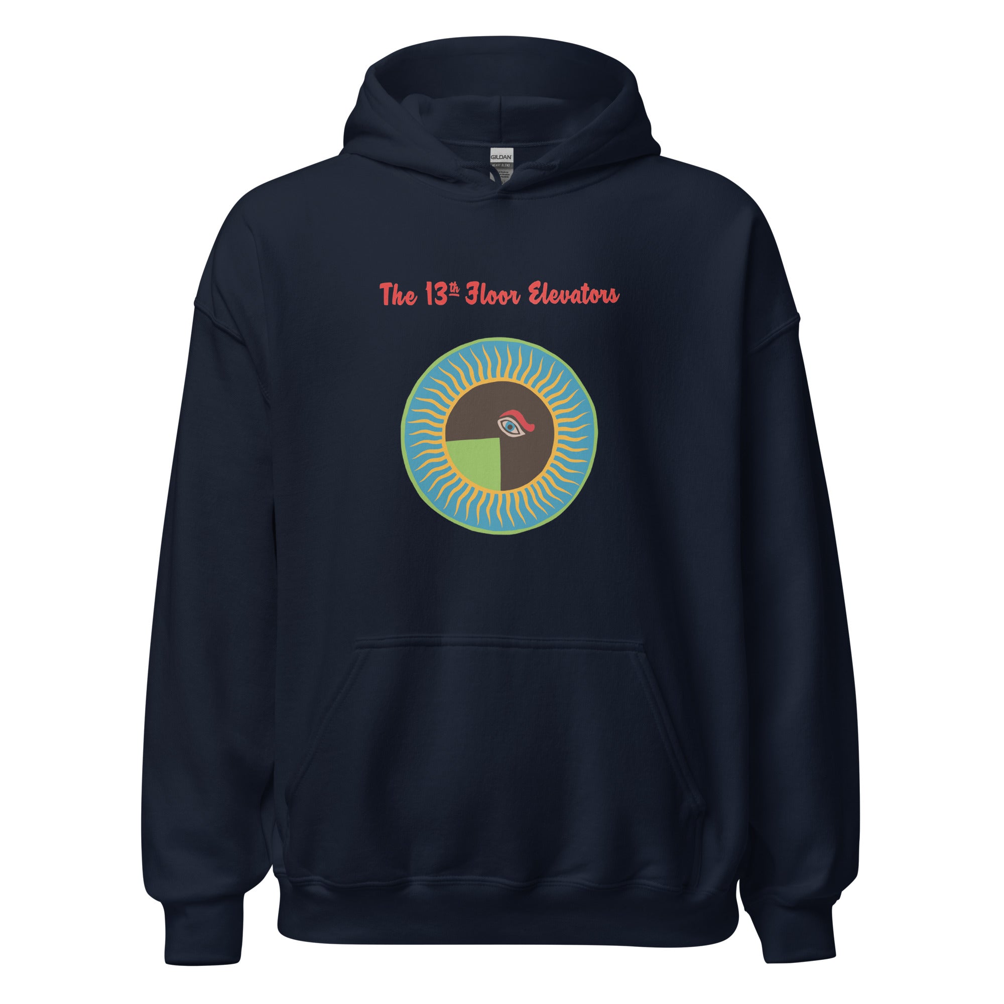 charly-13th-floor-elevators-hoodie-sweat-capuche-marine-unisexe image 1