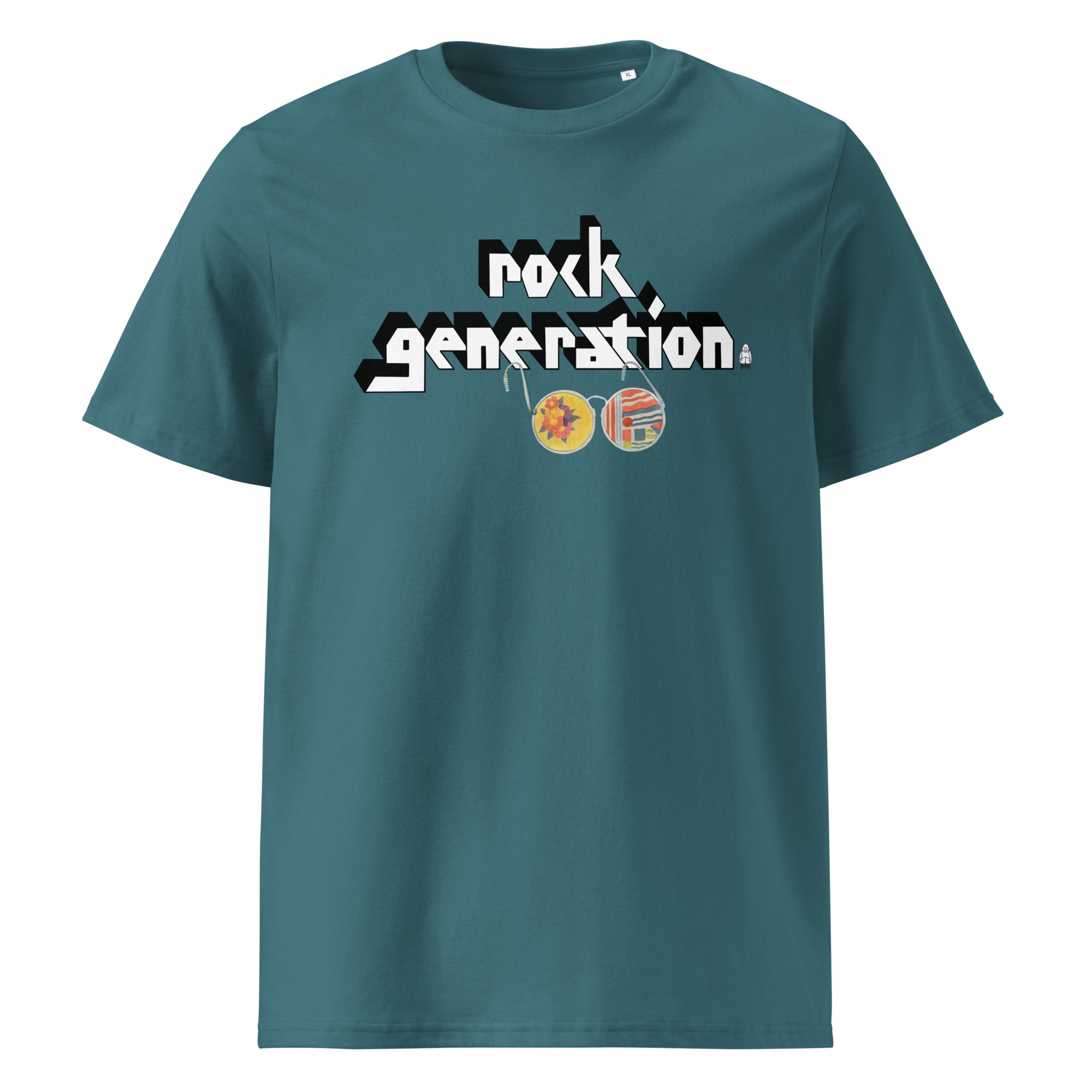 charly-records-rock-generation-iii-t-shirt-unisexe-blanc-coton-bio image 6