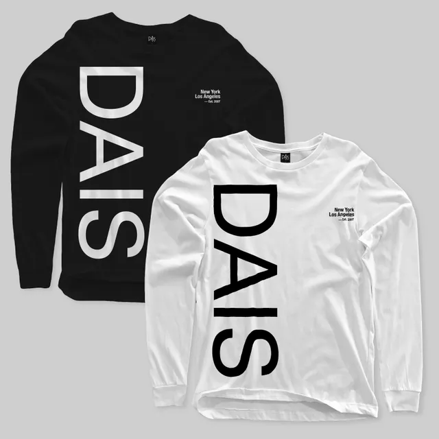 dais-longsleeves-est-2007-t-shirt-manches-longues-l-noir-coton image 1