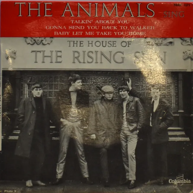 the-animals-house-of-the-rising-sun-disque-ep-45t-4-titres-1966 image 1