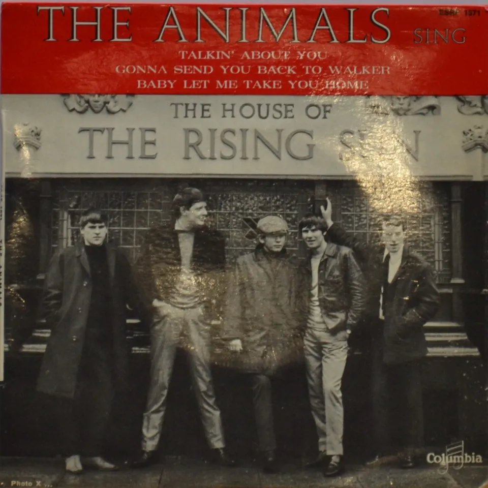the-animals-house-of-the-rising-sun-disque-ep-45t-4-titres-1966 image 1