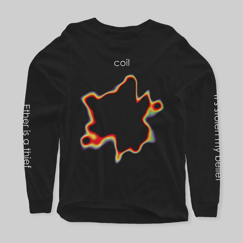 dais-records-coil-ether-sweat-noir-manches-longues image 1