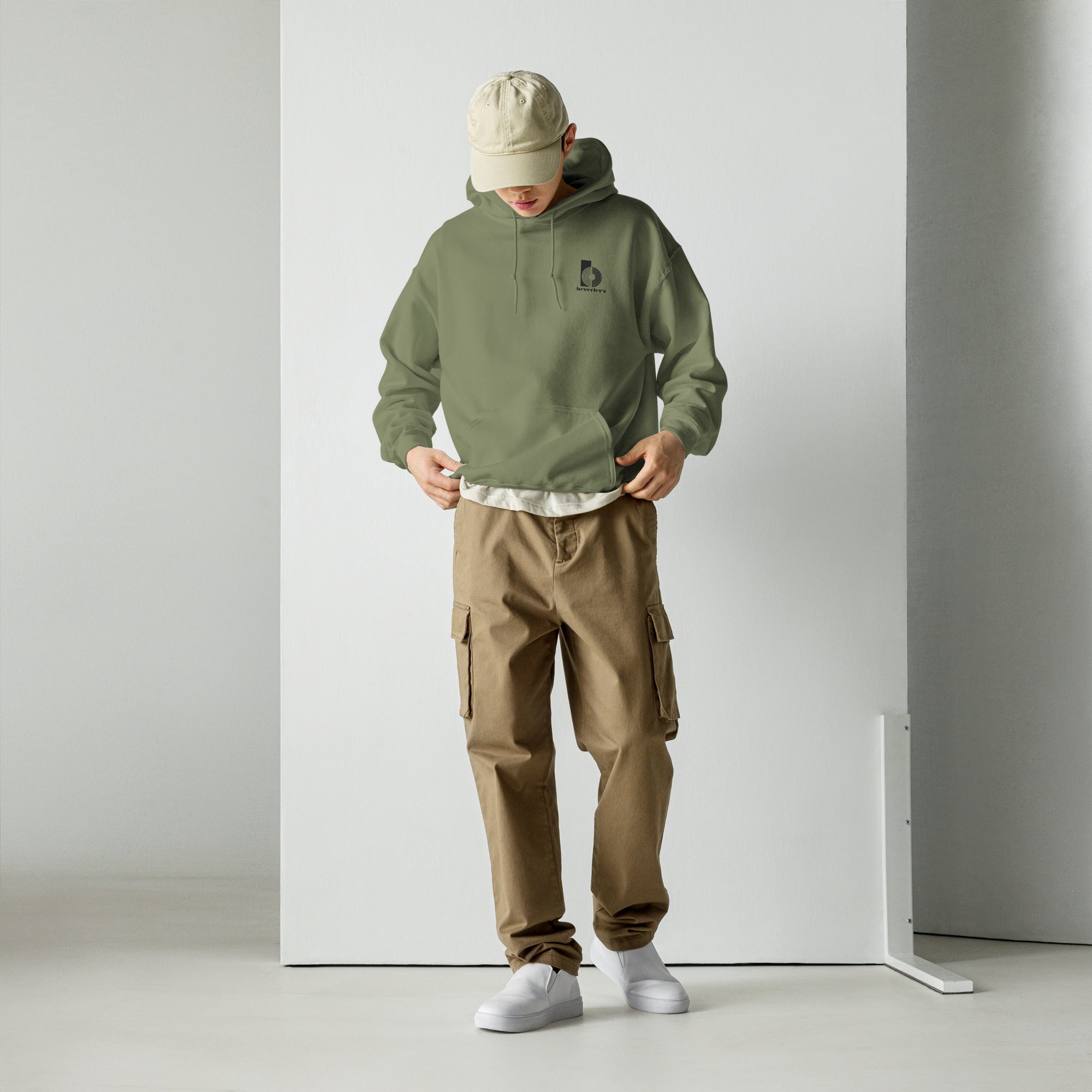 charly-records-beverley-s-sweat-capuche-vert-militaire-l image 2
