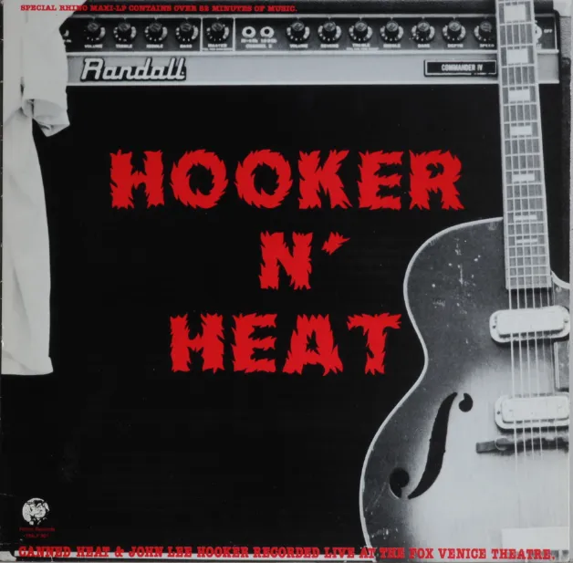 john-lee-hooker-hooker-and-heat-vinyle-lp-1981-usa-blues image 1