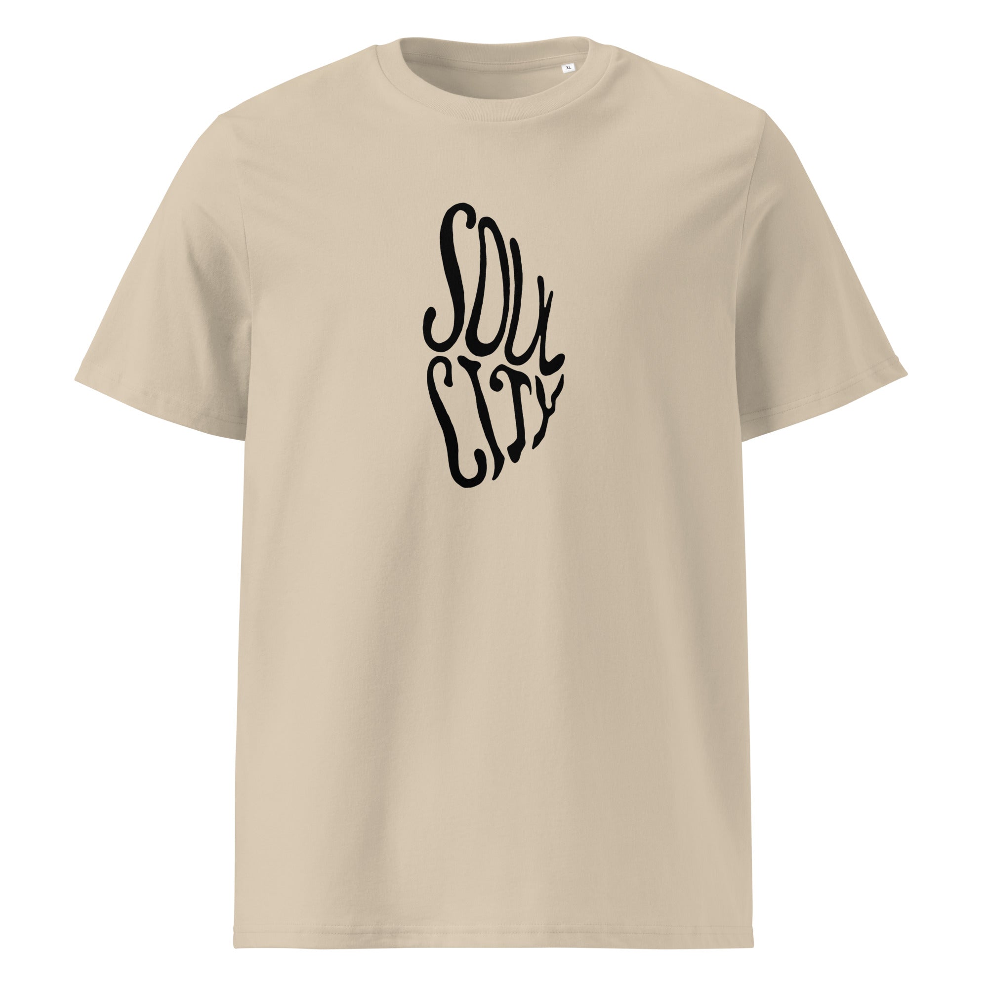 charly-records-soul-city-t-shirt-coton-bio-desert-dust image 1