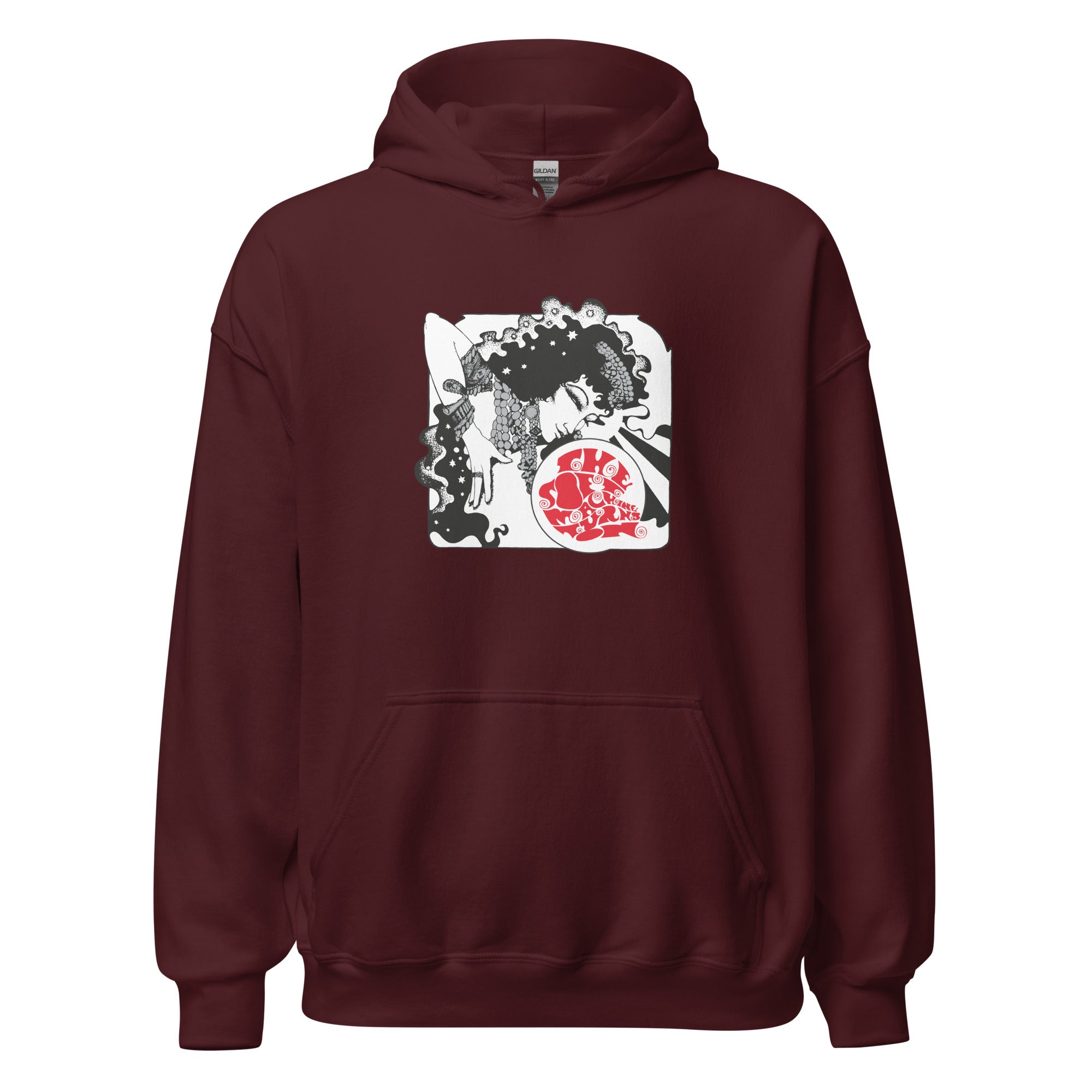 charly-records-soft-machine-sweat-capuche-noir-coton image 6