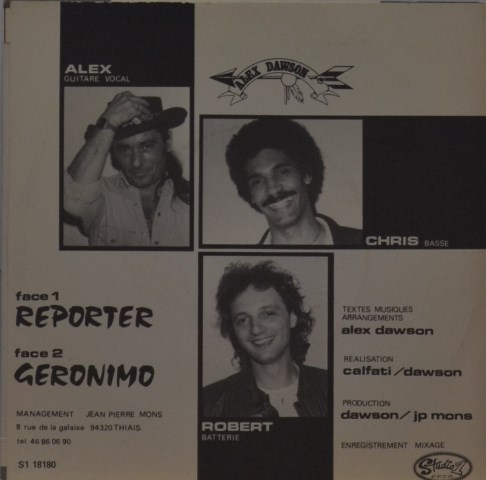 alex-dawson-reporter-vinyle-45t-single-france-rare image 2