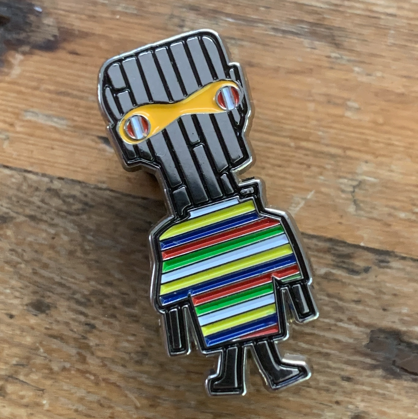 stephen-mallinder-um-dada-pin-s-mail-m-tal-collector image 2