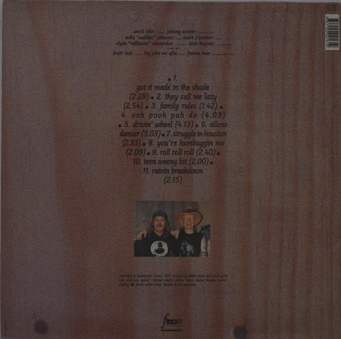 johnny-winter-uncle-john-turner-vinyle-lp-original-1989 image 2