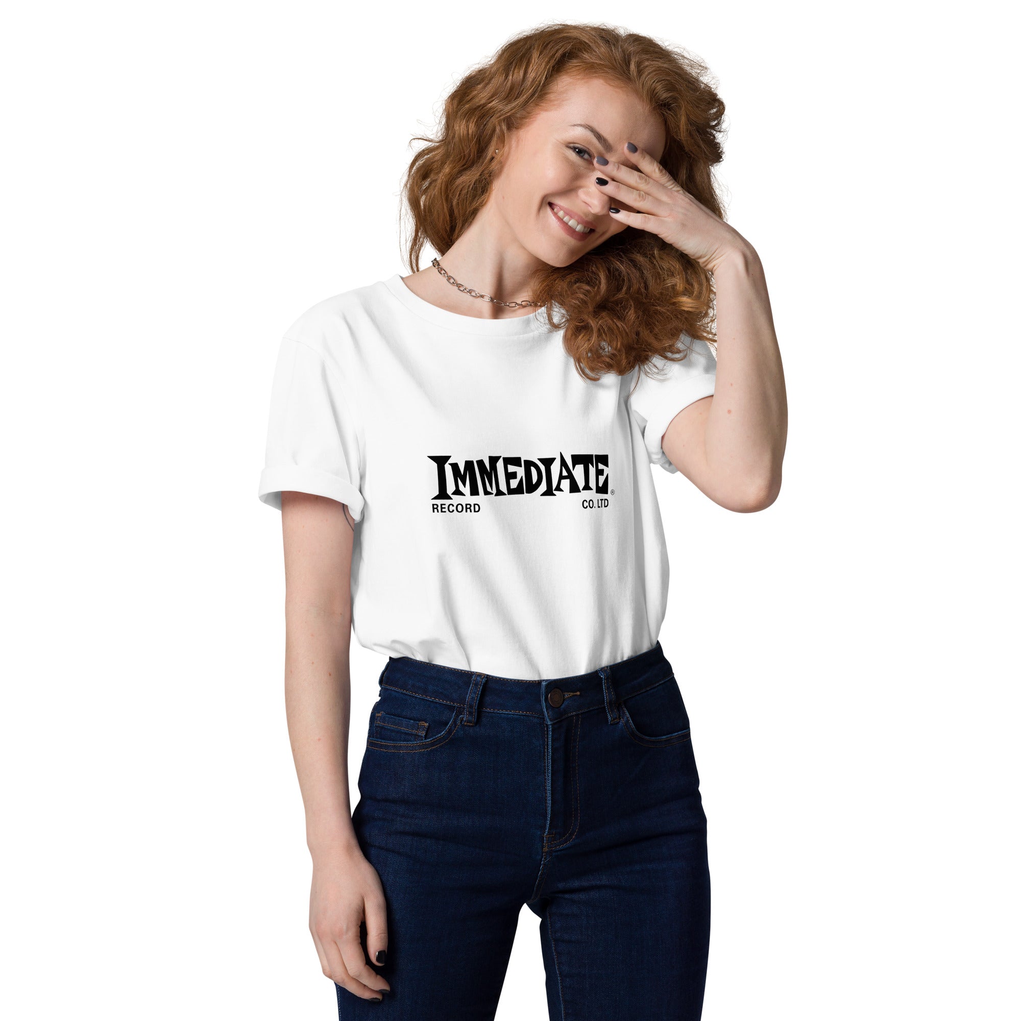 charly-records-immediate-records-t-shirt-coton-bio-rouge-m image 3