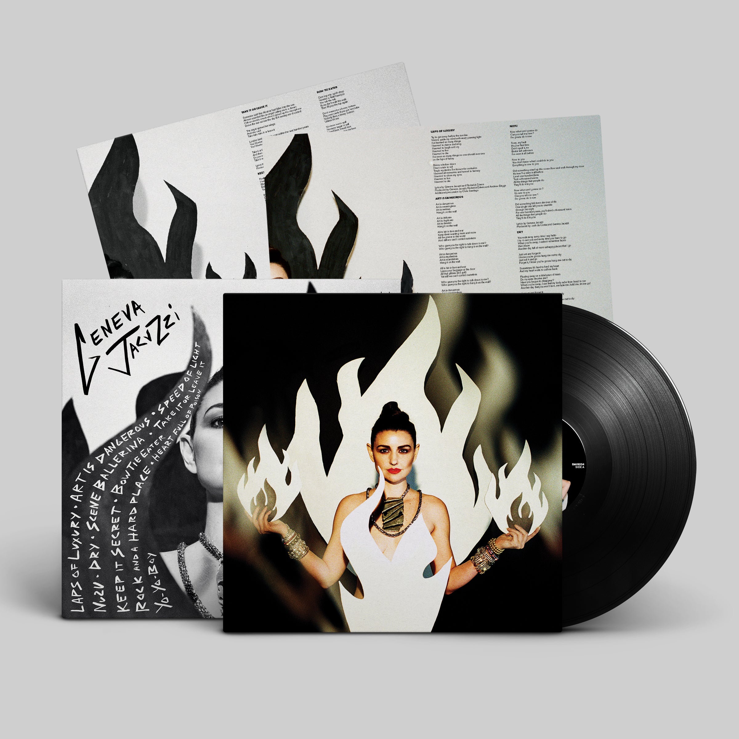 dais-records-geneva-jacuzzi-triple-fire-lp-vinyle-noir-12-titres image 2
