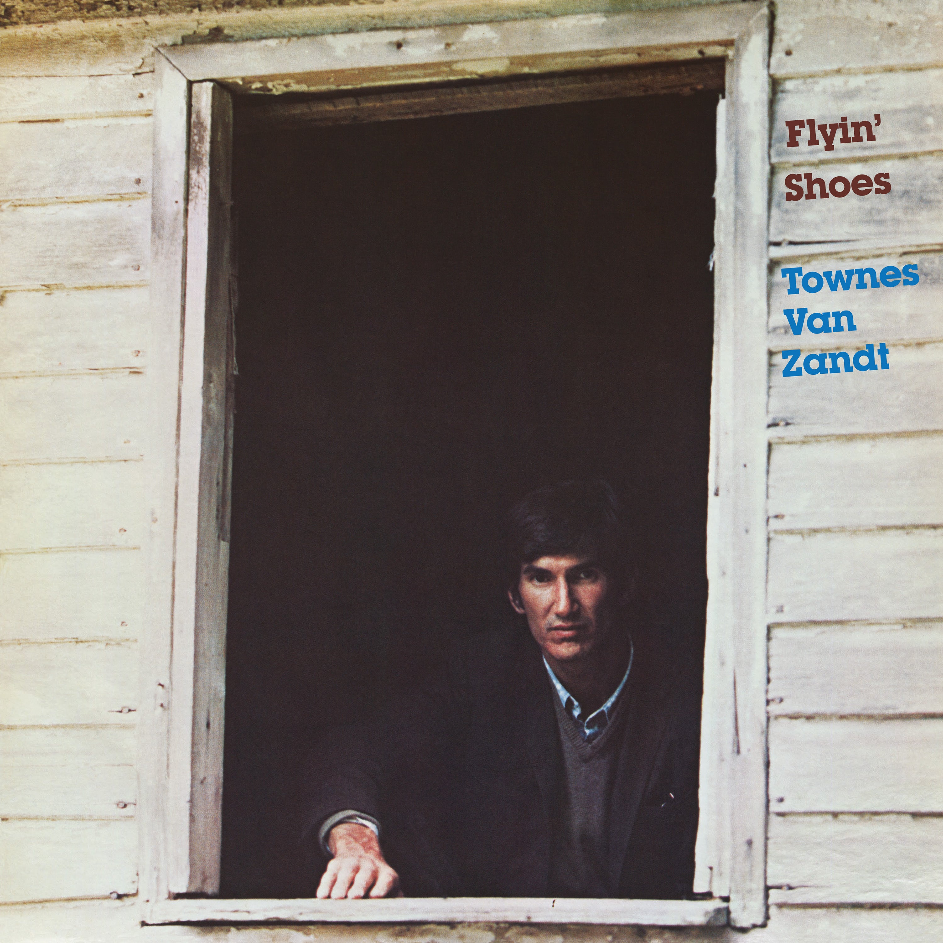 townes-van-zandt-flyin-shoes-vinyle-lp-bleu-folk image 1