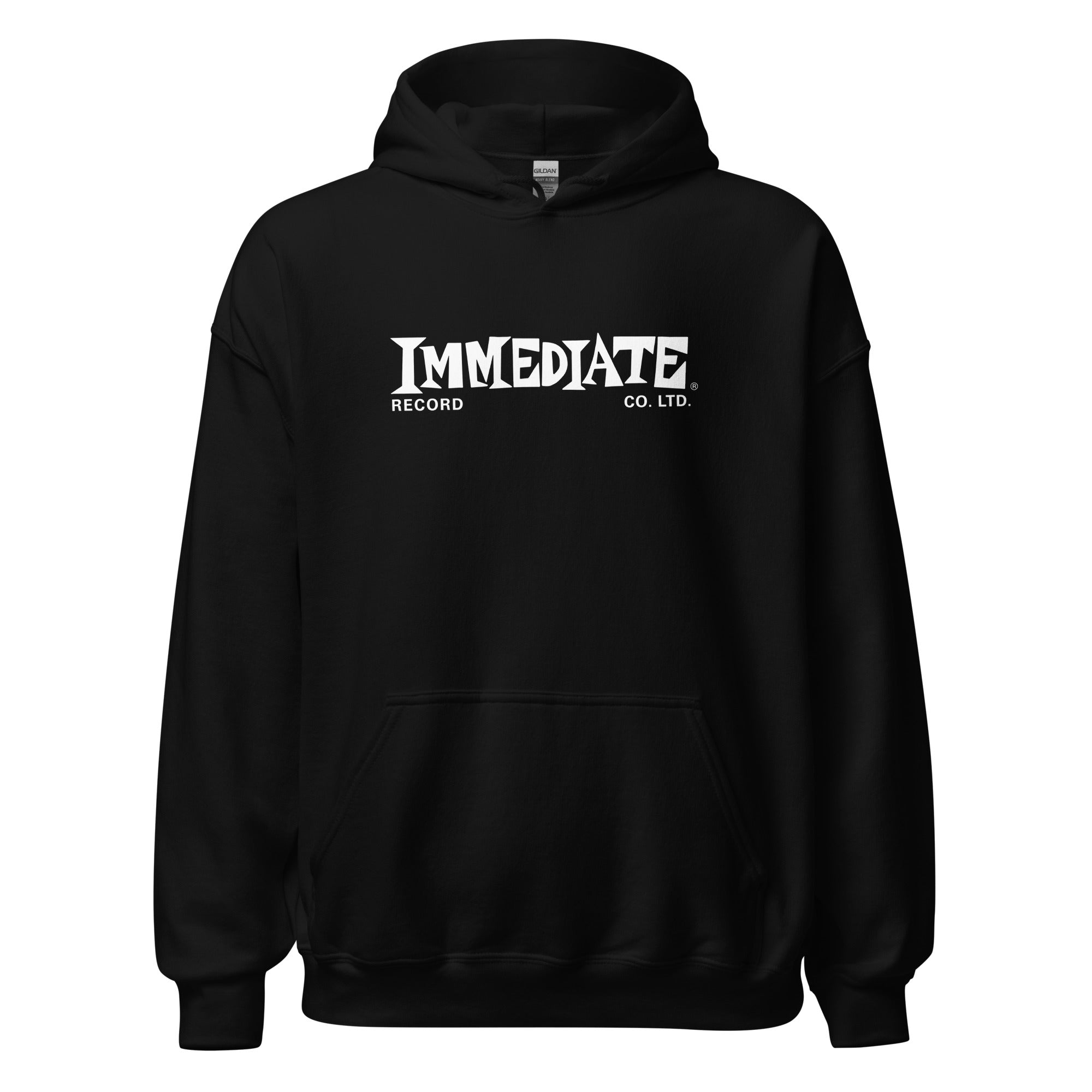 charly-records-immediate-records-hoodie-sweat-noir-unisexe image 1