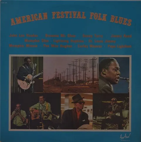 festival-american-folk-blues-double-vinyle-2xlp-compilation-france image 1