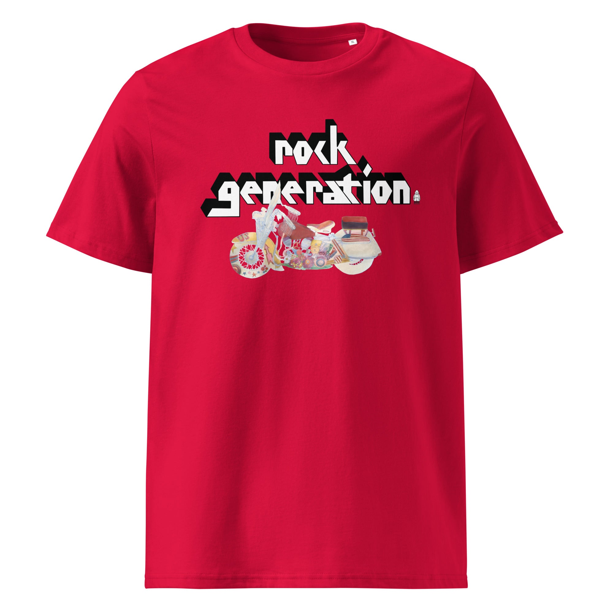 rock-generation-ii-t-shirt-unisexe-coton-bio-blanc image 6