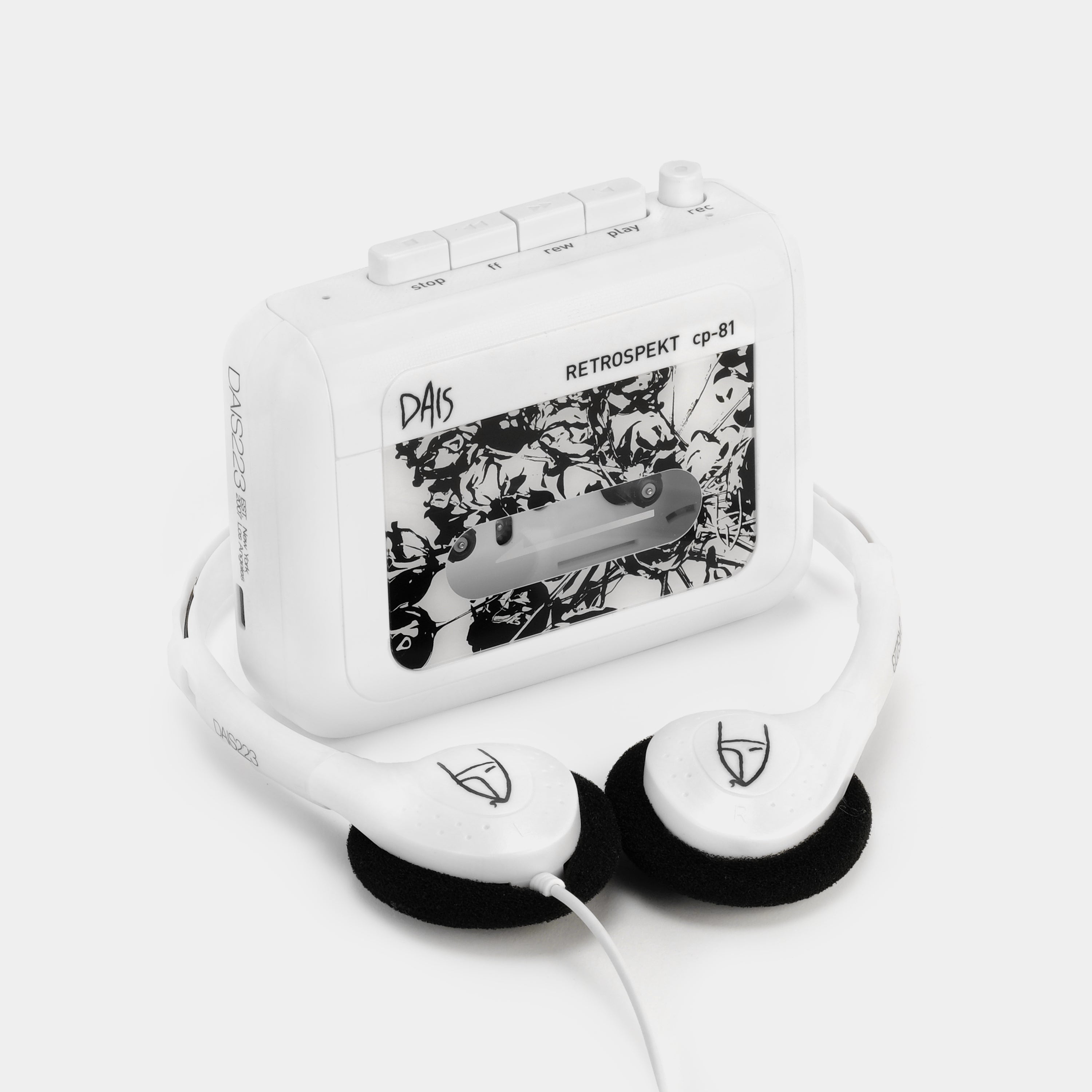 dais-x-retrospekt-cp-81-lecteur-cassette-portable-blanc-ltd-1000 image 2