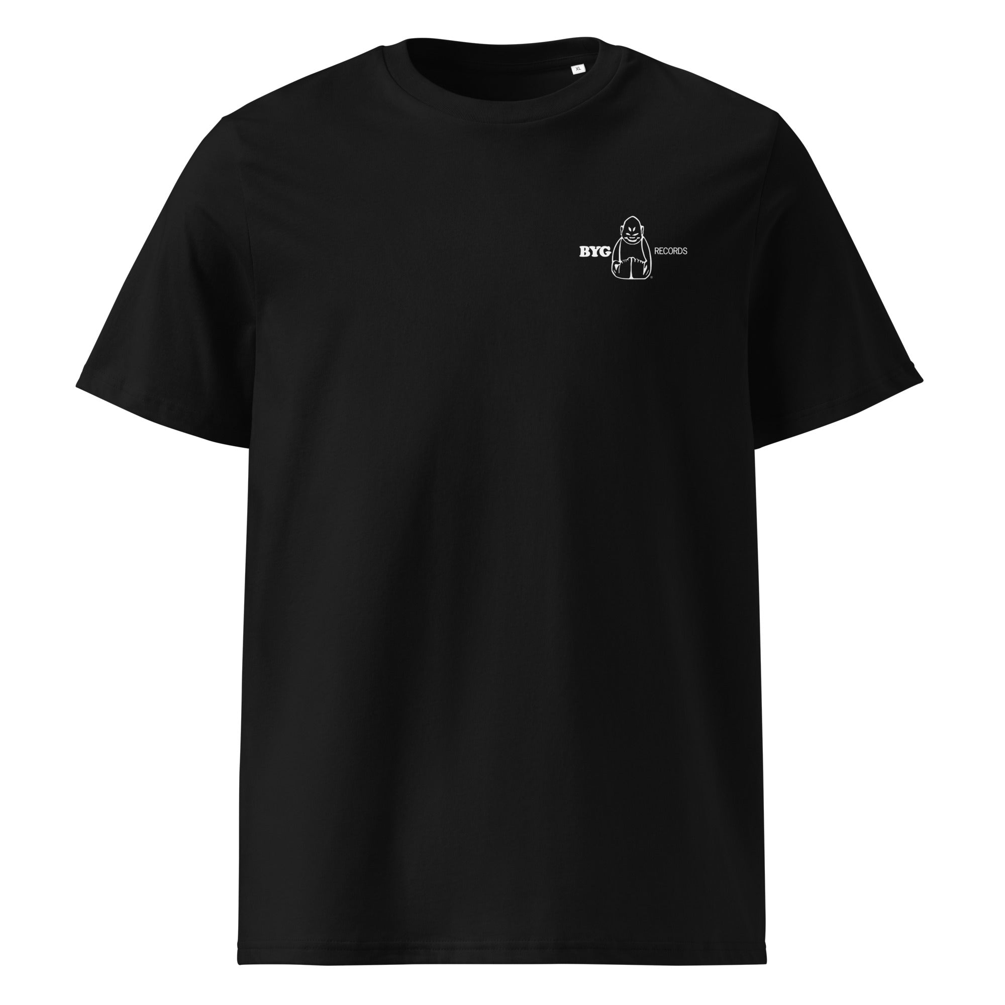 charly-records-byg-records-t-shirt-unisexe-noir-coton-bio image 1