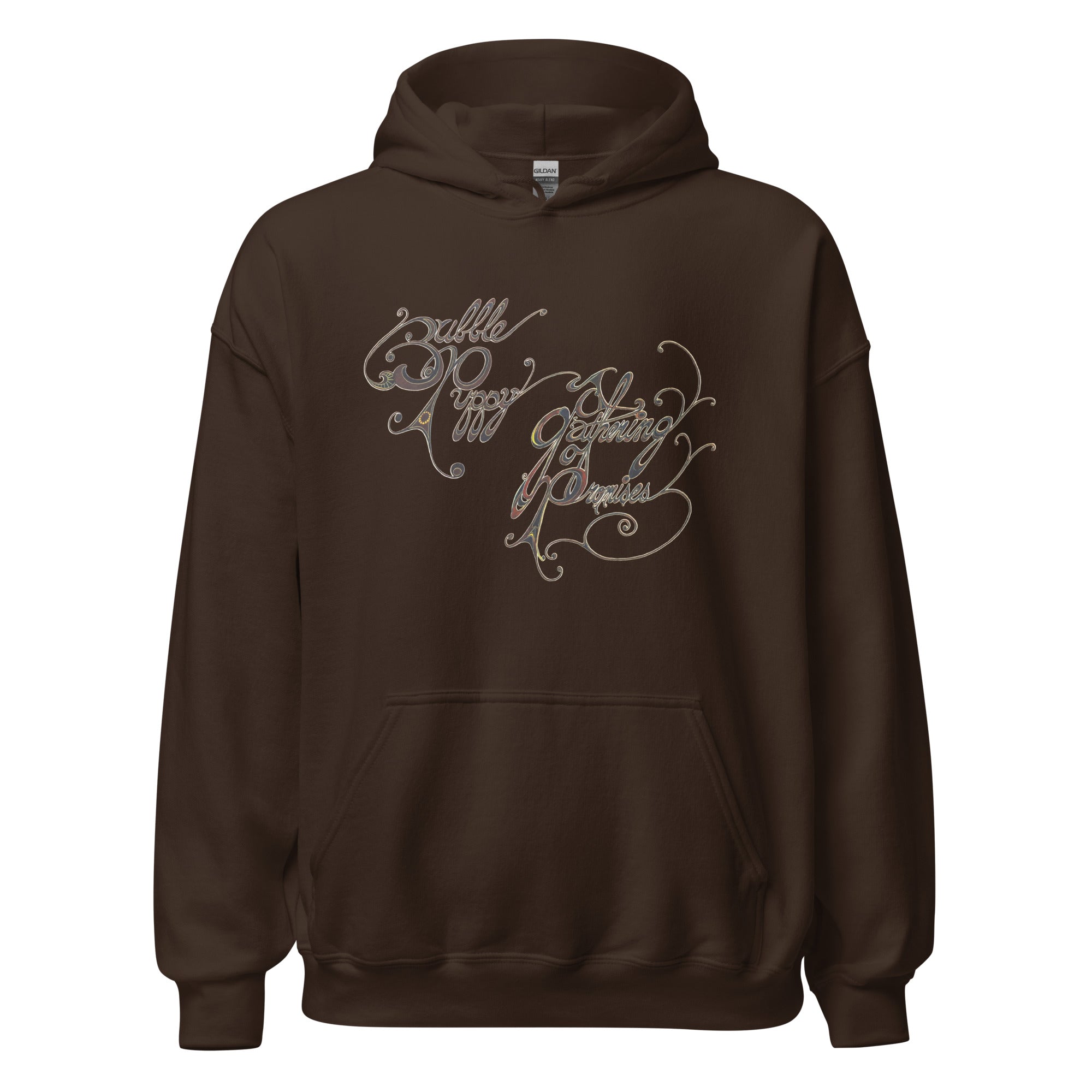 charly-records-bubble-puppy-sweat-capuche-noir-coton image 7