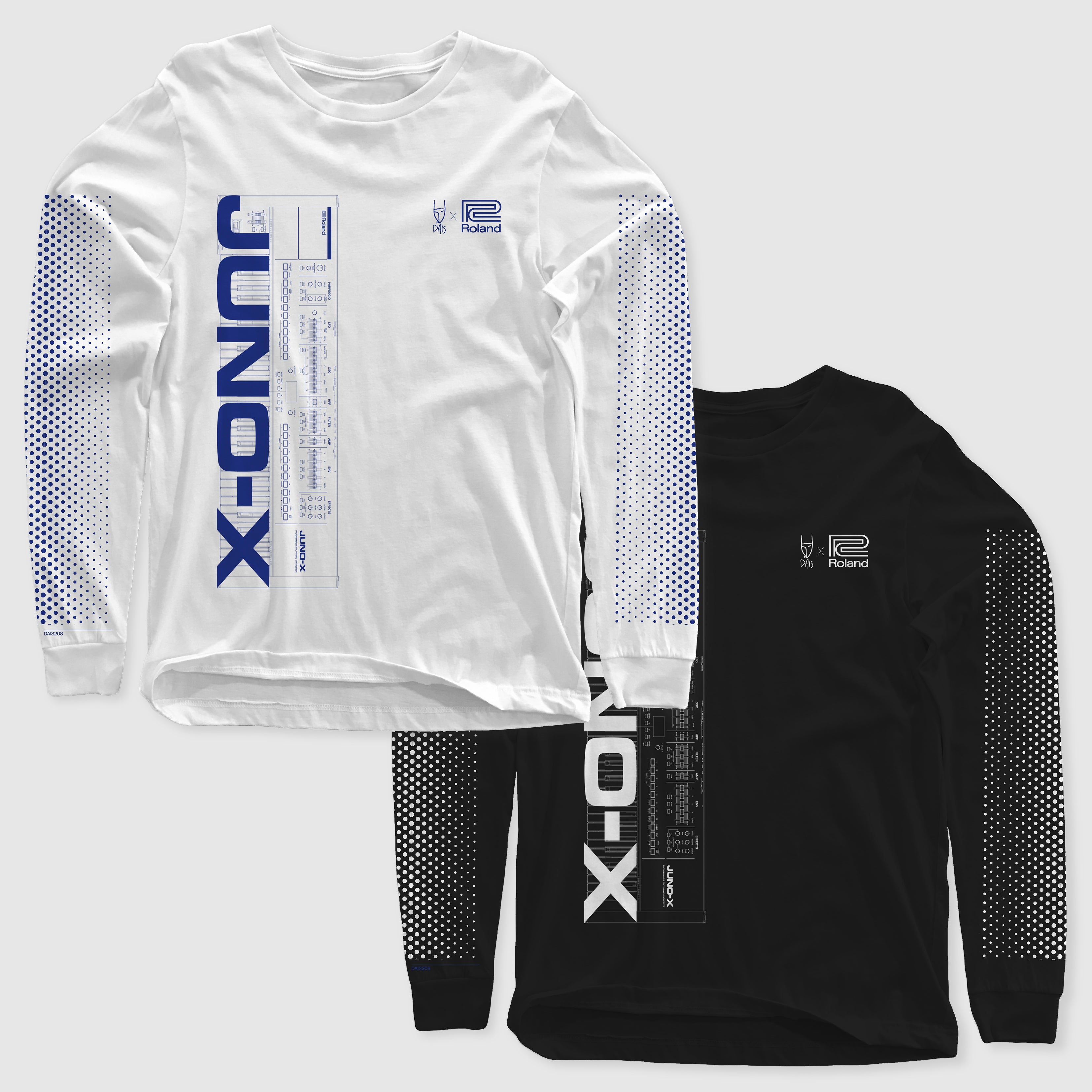 dais-x-roland-juno-x-manche-longue-noir-taille-l image 1