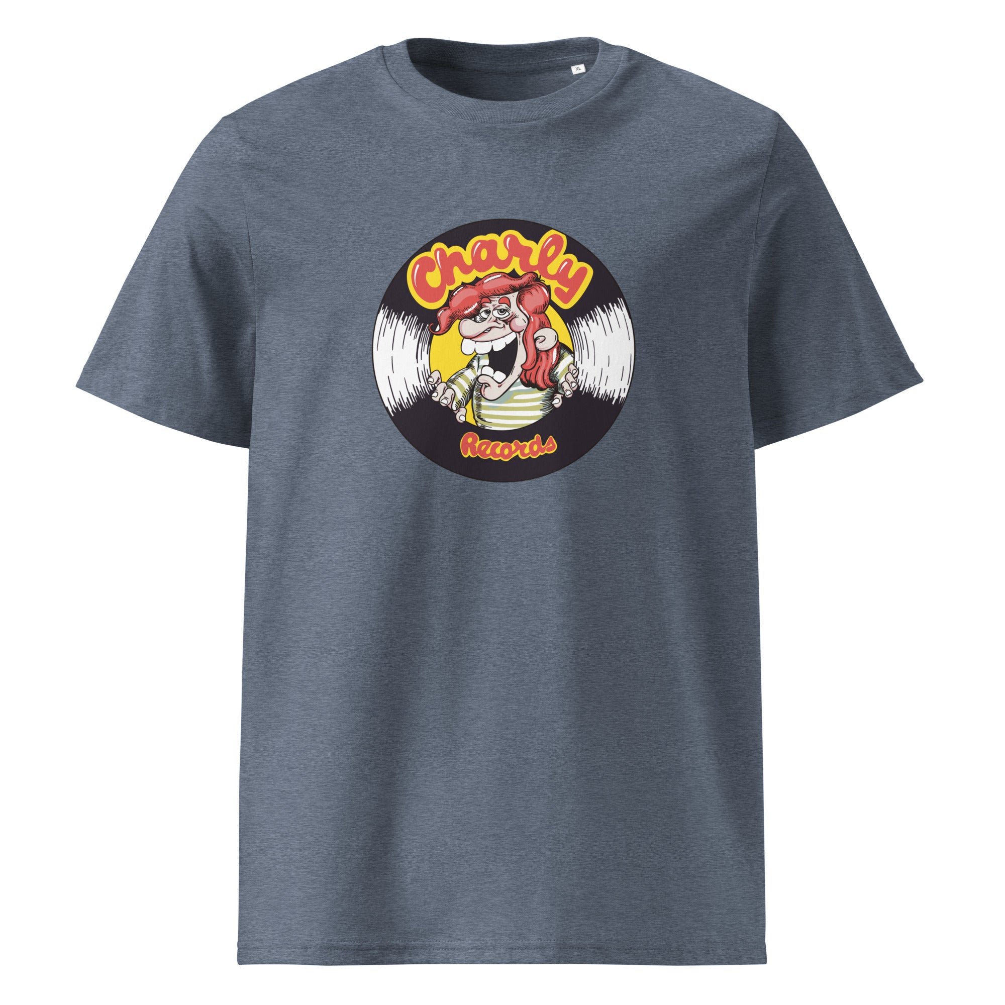 charly-teddy-boy-t-shirt-rouge-coton-bio-unisexe-m image 8