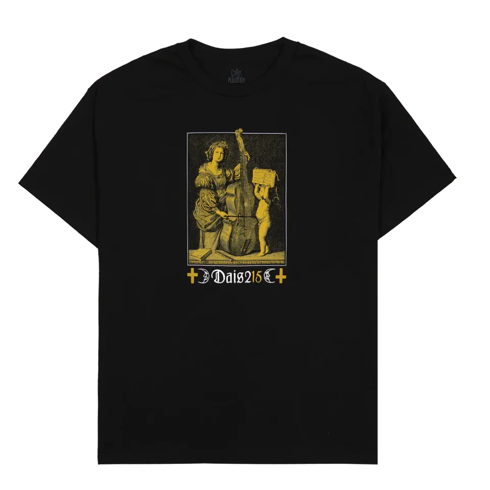 dais-records-x-pleasures-15-year-anniversary-t-shirt-noir-2-faces image 1