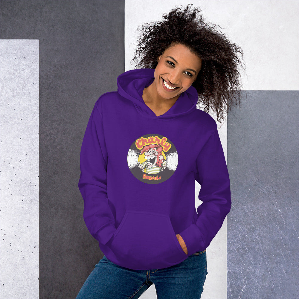 charly-records-teddy-boy-sweat-capuche-unisexe-violet-coton image 3