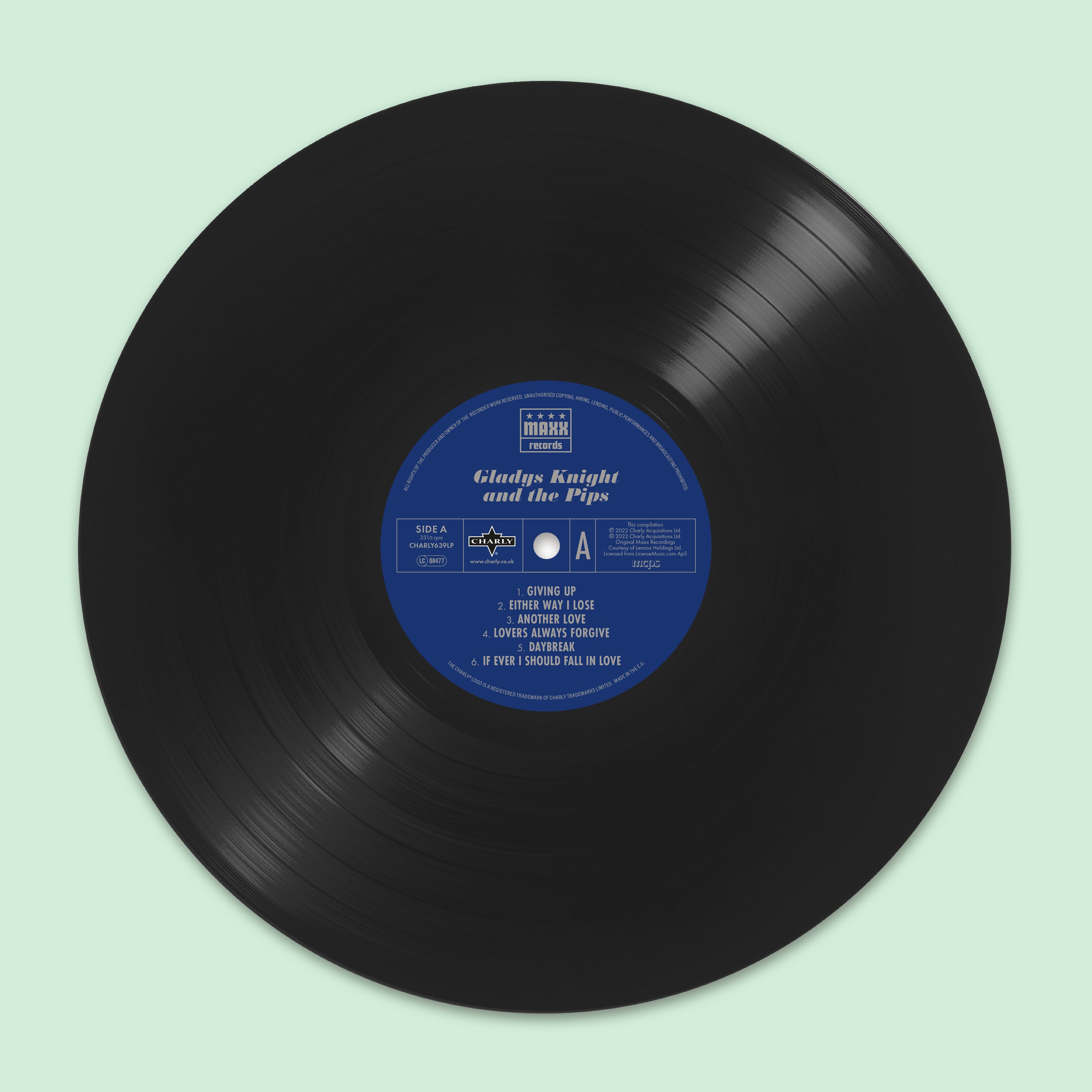 charly-records-soul-gladys-knight-maxx-vinyle-lp-noir-1965 image 3