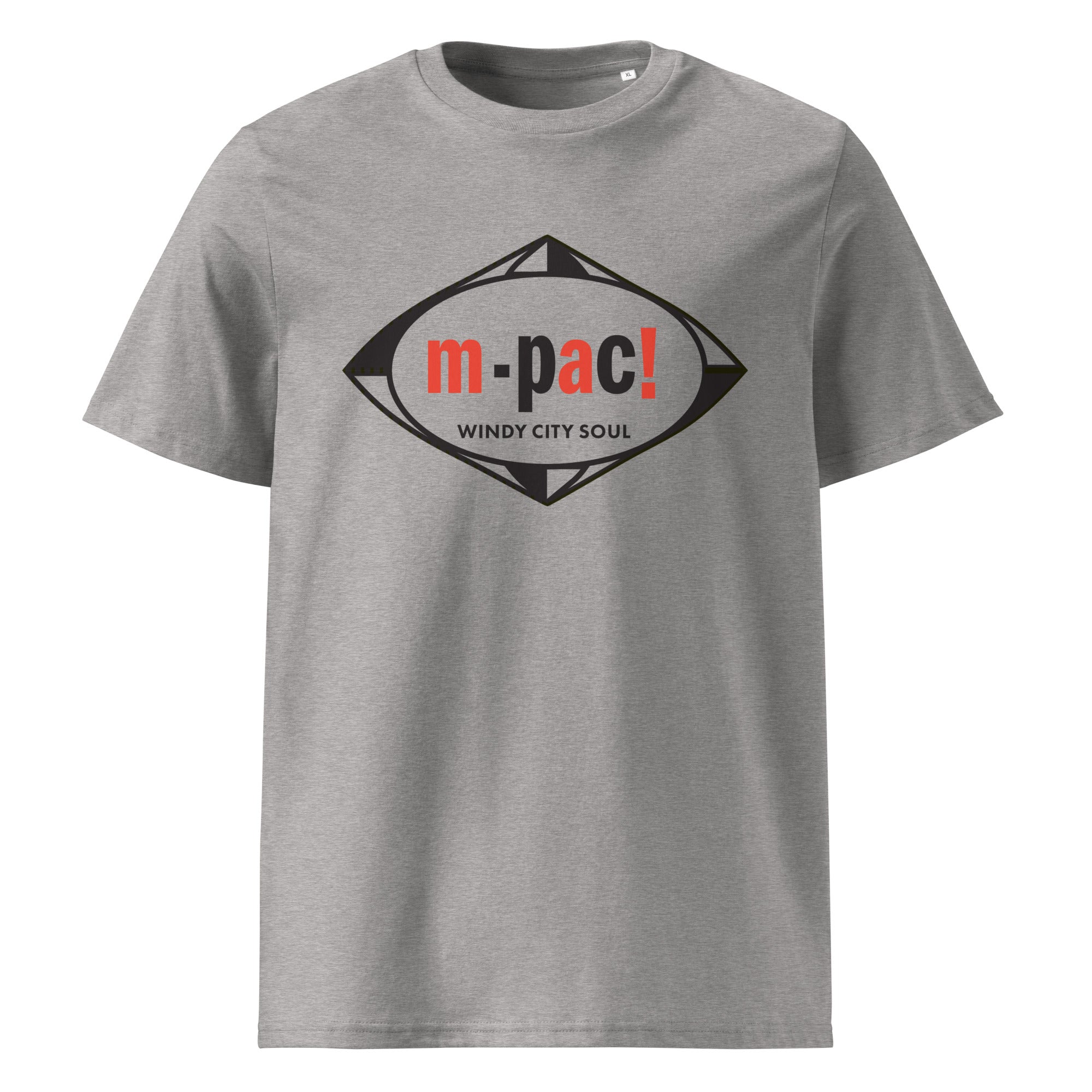 charly-records-m-pac-t-shirt-gris-chin-coton-bio image 1