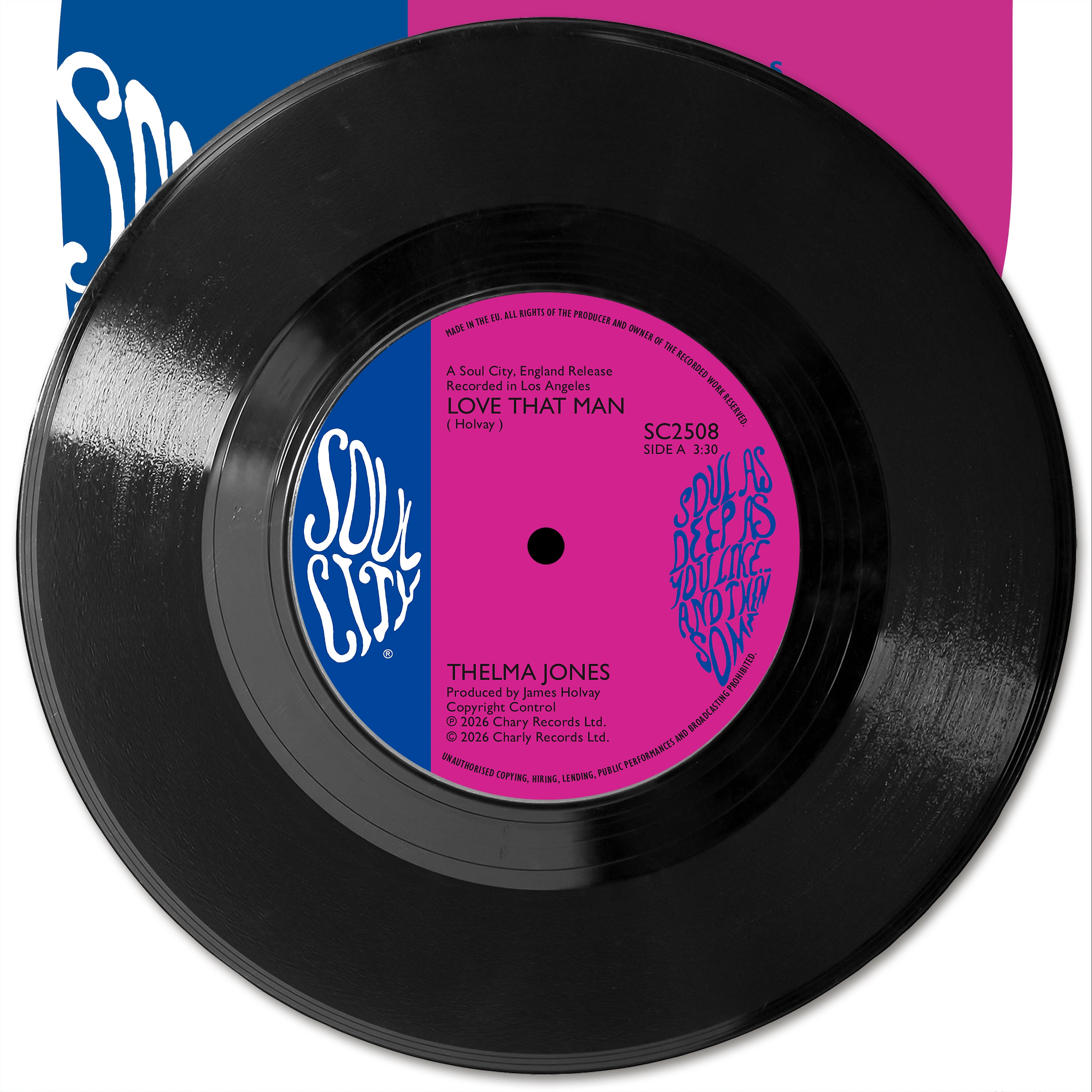 charly-soul-city-love-that-man-vinyle-45t-7-thelma-jones image 2