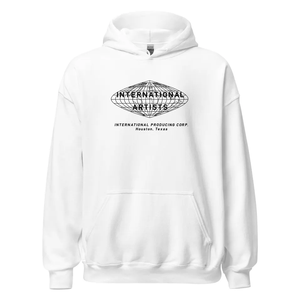 charly-records-international-artists-hoodie-logo-noir-sweat-coton image 1