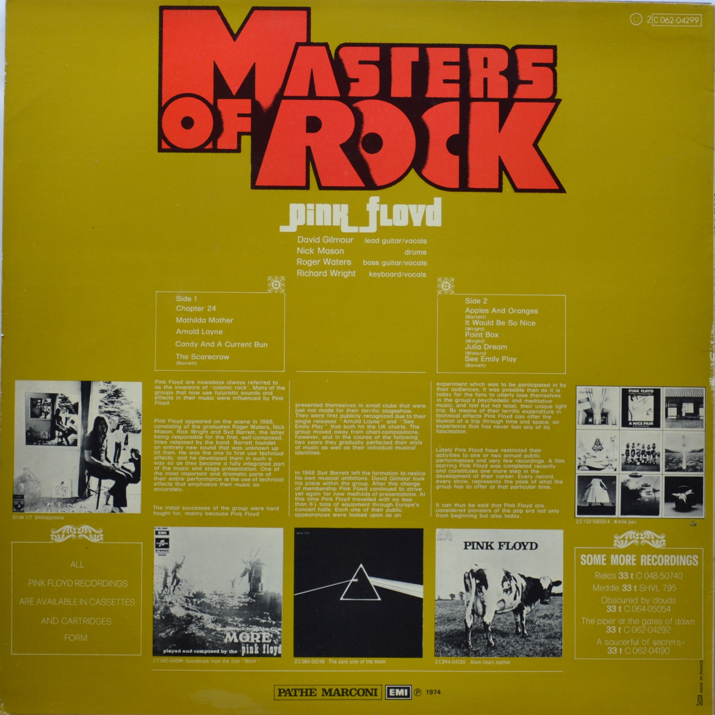 pink-floyd-masters-of-rock-vinyle-lp-1974-france image 2