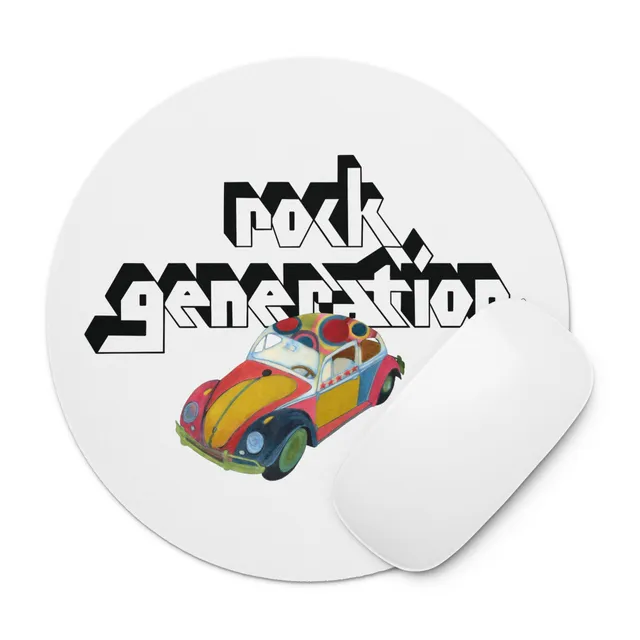 rock-generation-iv-tapis-de-souris-rond-n-opr-ne-20-cm image 1