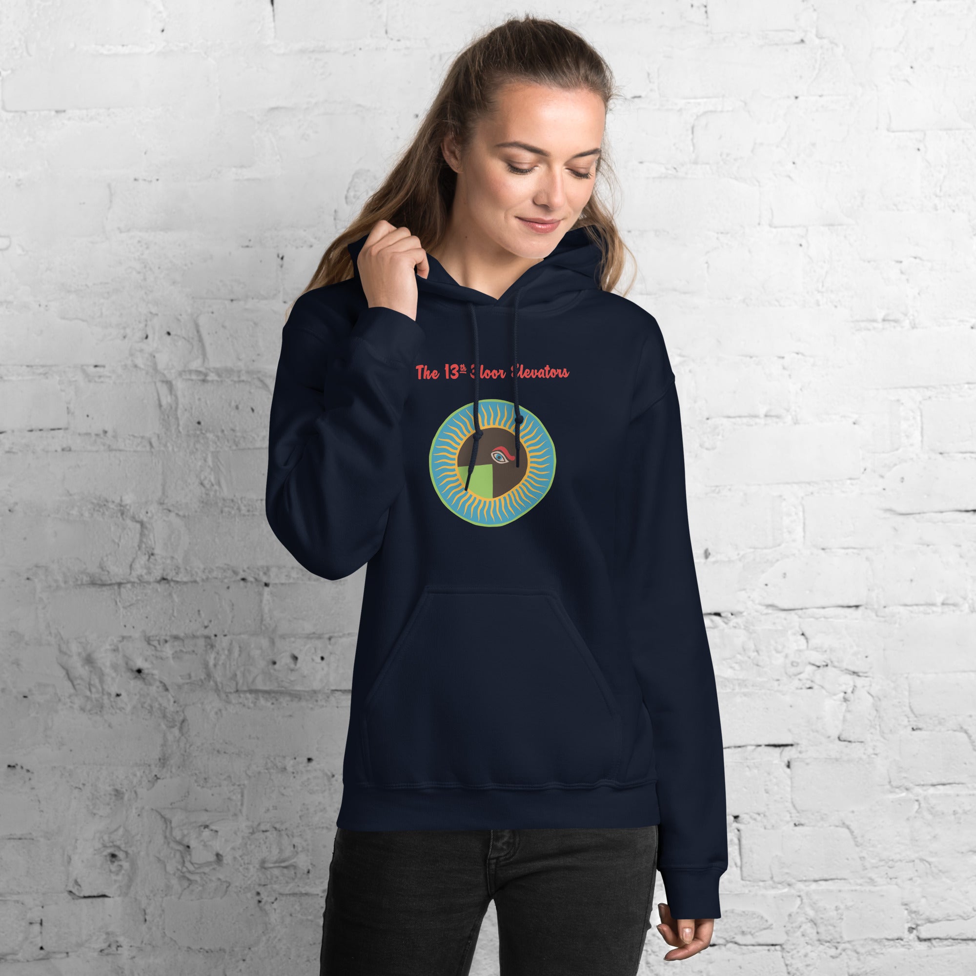 charly-13th-floor-elevators-hoodie-sweat-capuche-marine-unisexe image 3
