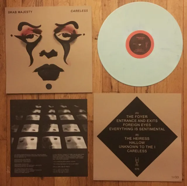 drab-majesty-careless-vinyle-art-edition-bleu-num-rot-e-33 image 1