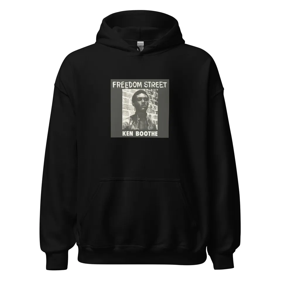 charly-records-freedom-street-sweat-capuche-noir-coton image 1