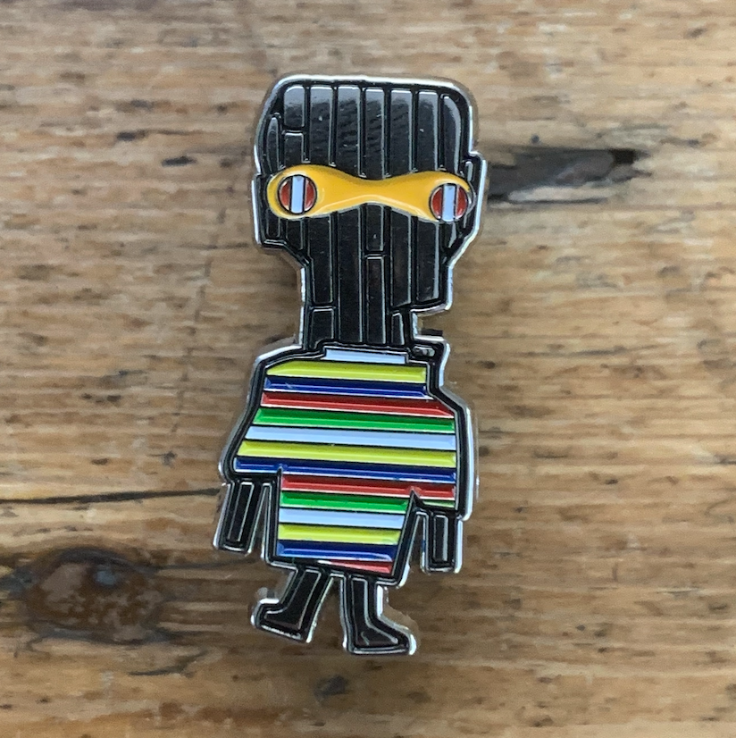 stephen-mallinder-um-dada-pin-s-mail-m-tal-collector image 1