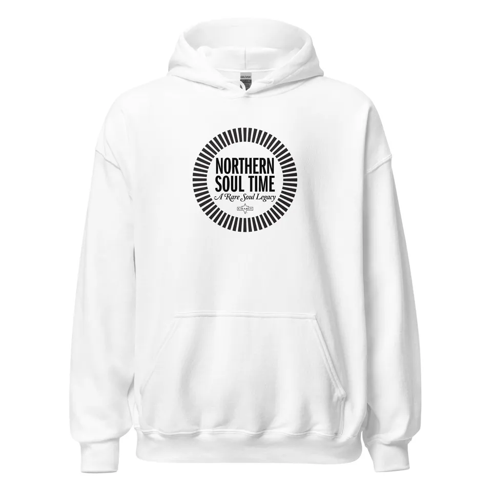 charly-records-northern-soul-time-hoodie-sweat-noir-coton image 1